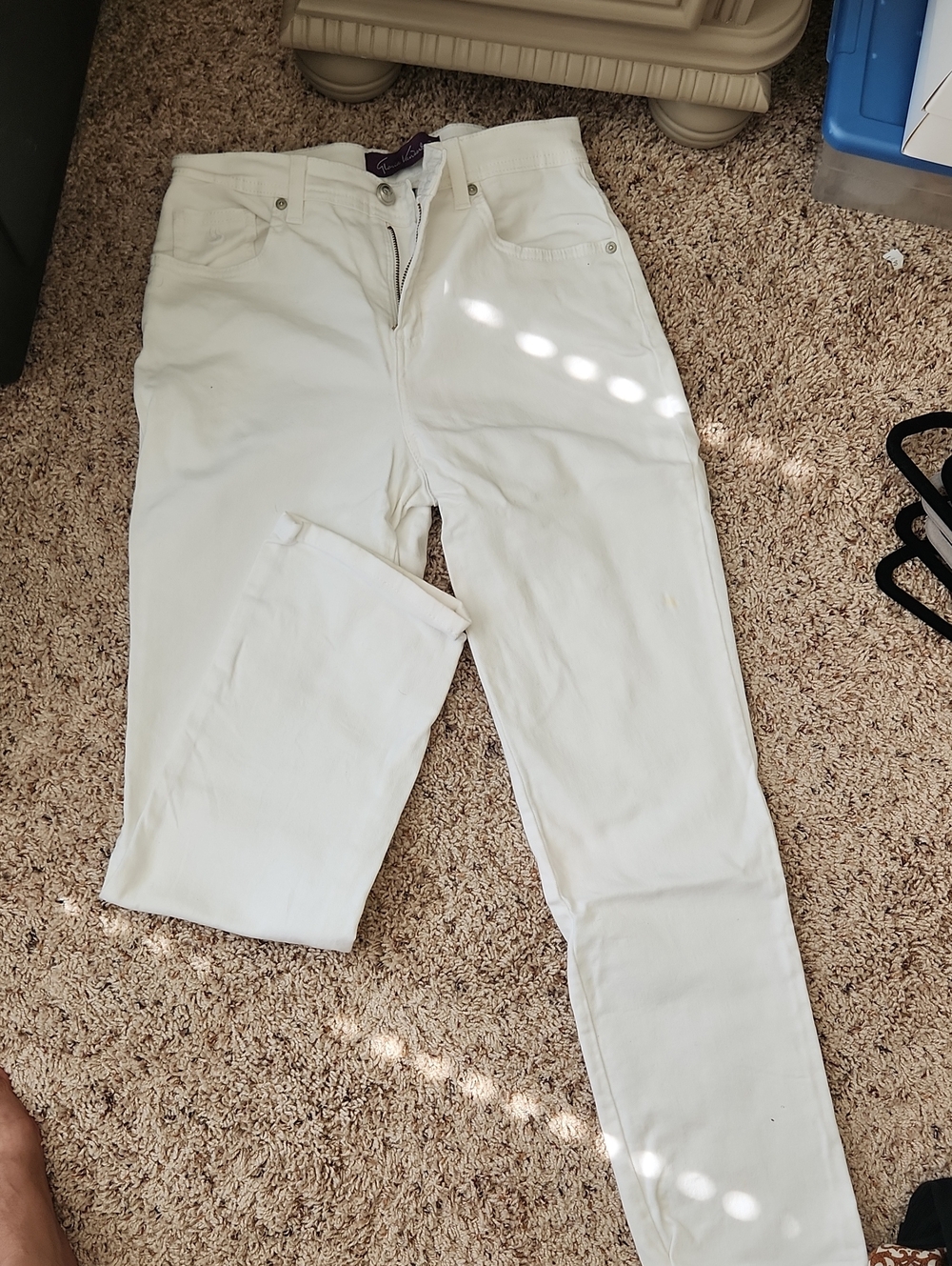 Gloria Vanderbilt White Skinny Jeans for Women